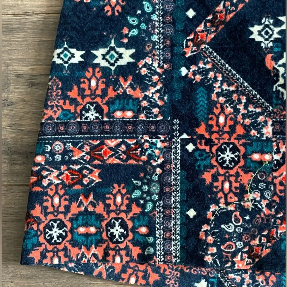 Divided Skirt Velvet/Suede Feel Size 4 Short Skirt - Picture 2 of 8